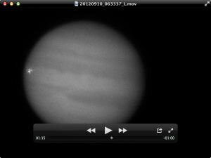 Астрономы-любители запечатлели вспышку на Юпитере