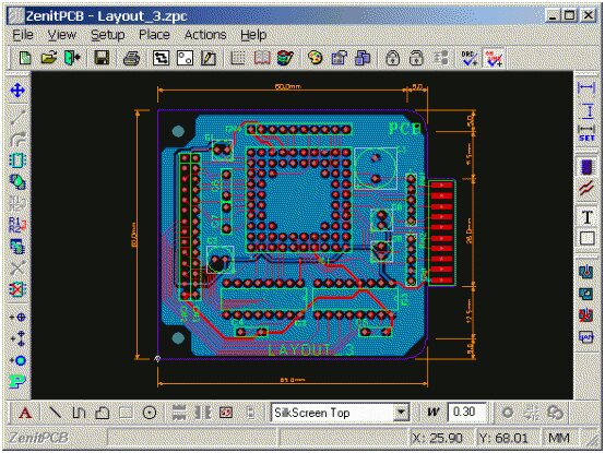 ZenitPCB Замечательная программа для создания разводки печатных плат, нацеленная на реализацию профессиональных работ