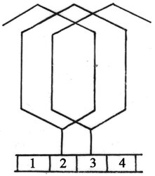 Схема соединения обмоток двигателя постоянного тока с коллектором.