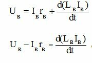 уравнение ЭДС может быть написано следующим образом
