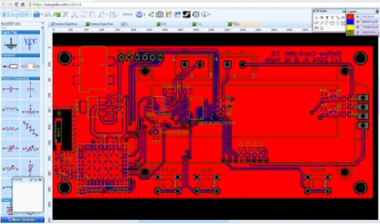 Система симуляции электронных схем и проектирования печатных плат - EasyEDA