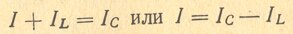 Ток на элементах в колебательном контуре во время резонанса