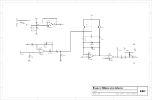 Схема детектора скрытой проводки