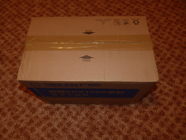 Цифровой осциллограф Siglent CML 1102 - упаковочная коробка