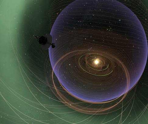 «Вояджер-1» открывает новую область на границе Солнечной системы